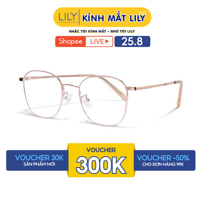 Gọng kính cao cấp nam nữ FARELLO Allegro chất liệu Memory Mental kim loại dẻo kiểu dáng thanh mảnh nhẹ nhàng thời trang