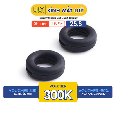 Đệm silicon tròn cài tai chống trượt gọng kính LILYEYEWEAR