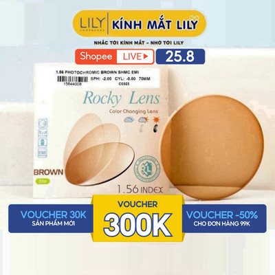 Tròng kính mắt đổi màu ROCKY mắt kính chống UV400 bảo vệ mắt hạn chế bám nước màu sắc thời trang