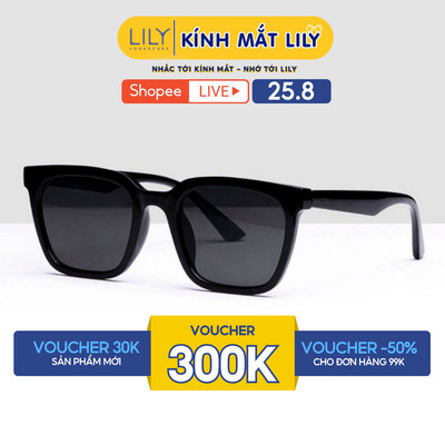 Kính mát đi biển thời trang nam nữ LILYEYEWEAR mắt chống tia UV400 bảo vệ  mắt màu sắc và kiểu dáng thời trang MATY