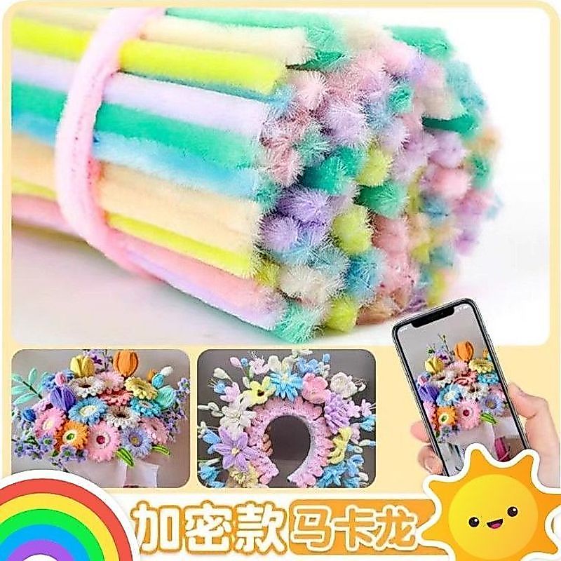 Macaron Color Series Twist Bar Màu Tối Series Twist Bar Màu Ánh Sáng Twist Bar Handmade DIY Rainbow 
