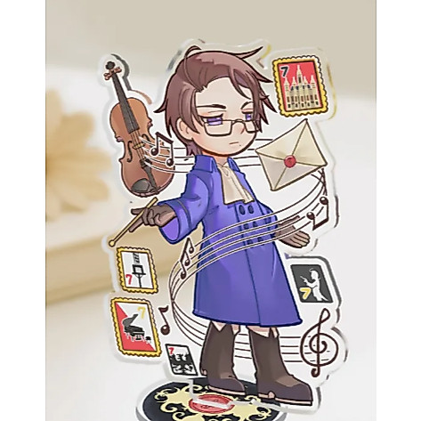 Austria Hetalia Standee 🎵 Nang Decor Shop 8cm