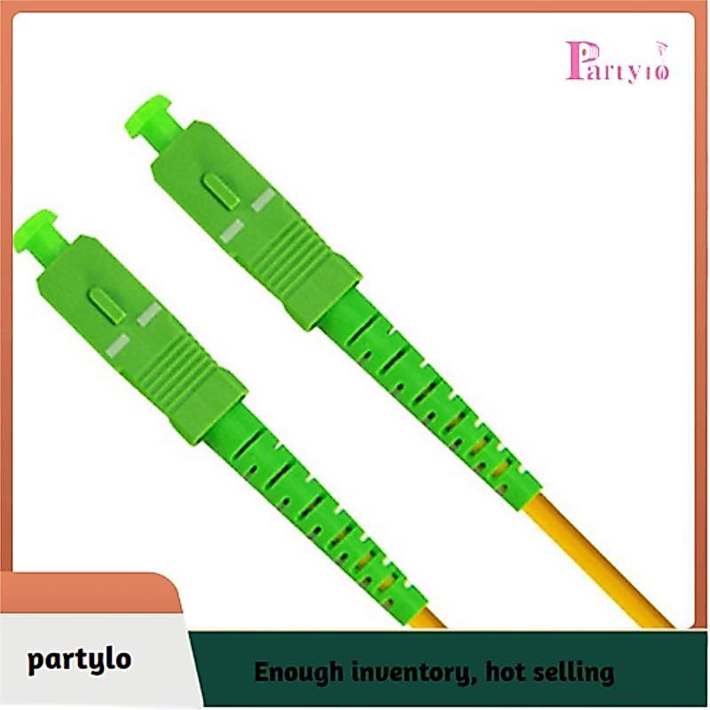 [partylo] Cáp nhảy sợi quang SC sang SC Dây 3.0mm Singlemode Simplex PVC G652D SM 1310 / 1550nm FTTH