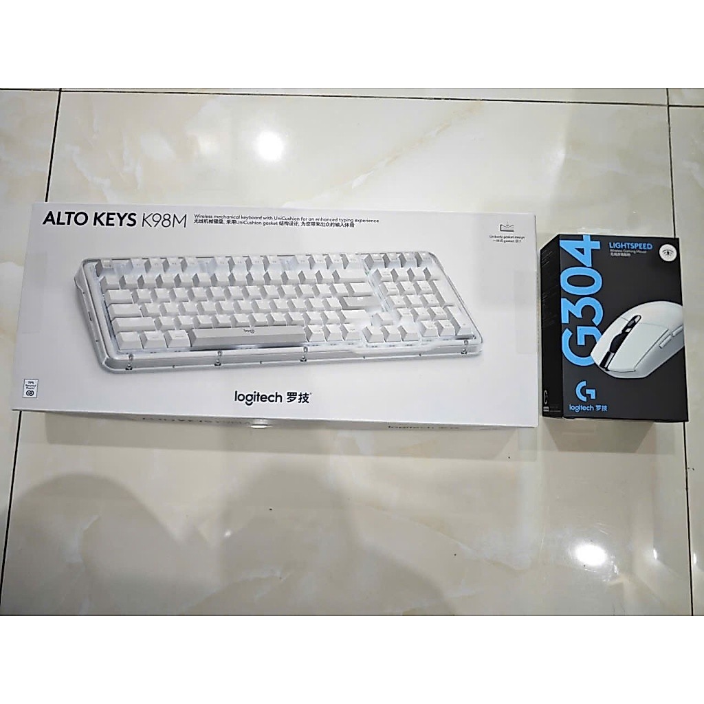 COMBO [ Cơ bản ] Bàn phím + Chuột ( Logitech K98M AI* & Logitech G304 )