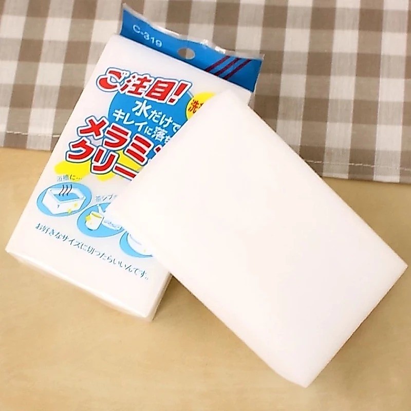 Set 3 Mút Xốp Melamine Lau Chùi, Tẩy Rửa, Vệ Sinh Đa Năng - Miếng Bọt Biển Thần Kỳ