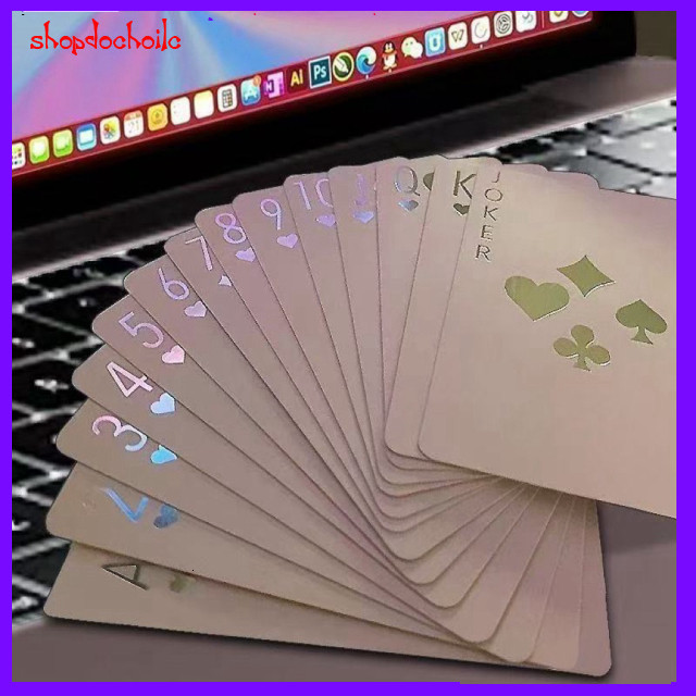 Bộ Bài Tây Phản Quang Tráng Gương- Bộ Bài Tây Mini- Bộ Bài Tây Mạ Vàng-Bộ Bài Tây Mạ Bạc 52 Lá