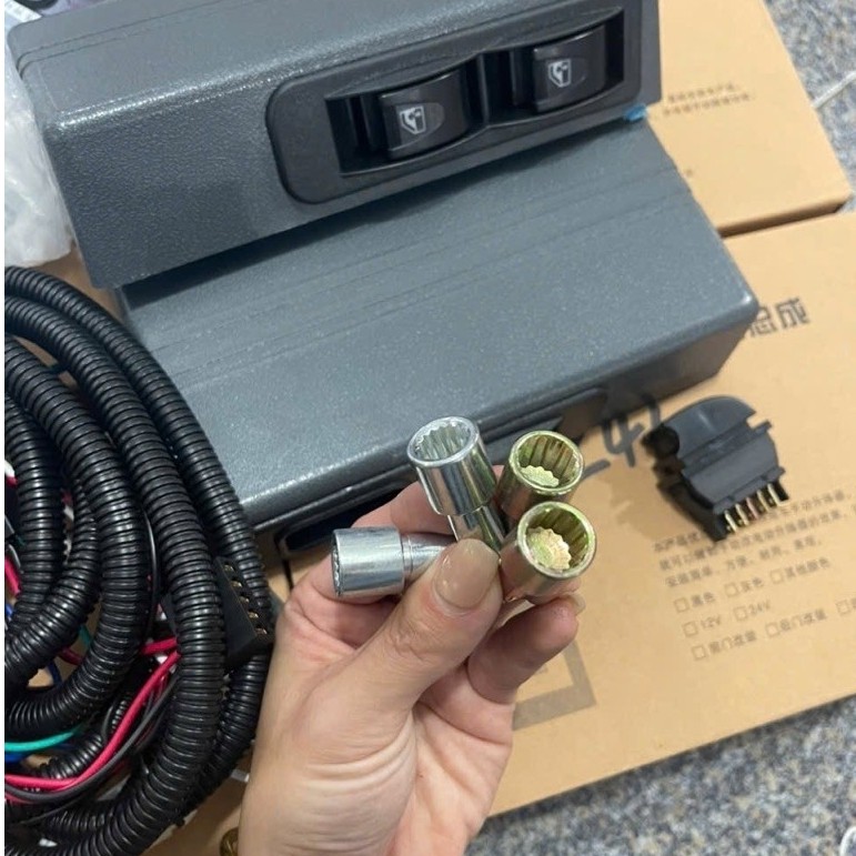 Bộ chế lên xuống kính ( 12v-24v )