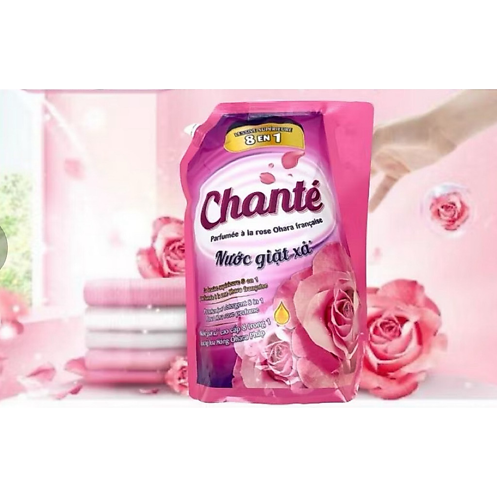 Combo 2 túi nước giặt xả chante 3.05kg/túi