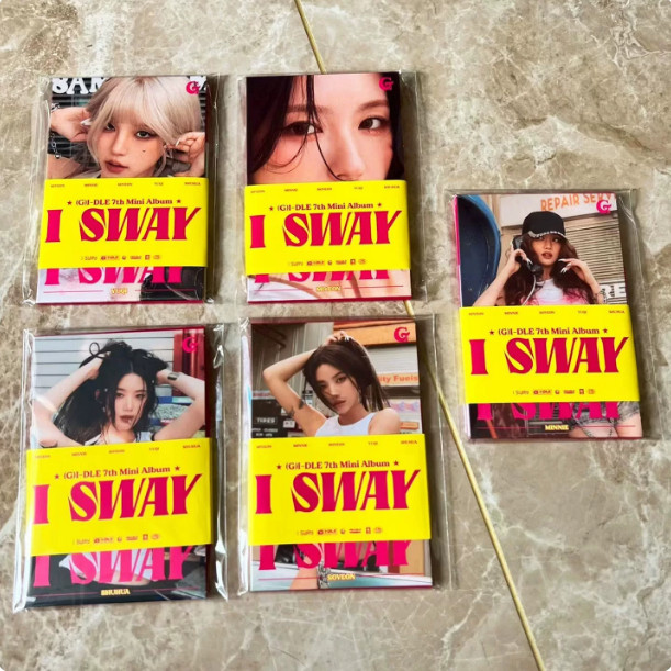 Cửa hàng số 2 ✨ Album I-DLE I SWAY POCA Ver 7th Mini Album Miyeon Yuqi Chính Hãng Kpop Gift
