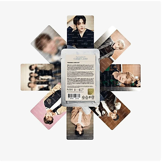 Cửa hàng số 2 ♡ Thẻ Random SEVENTEEN 8th CARAT LAND Official MD Chính Hãng Kpop CARAT Gift