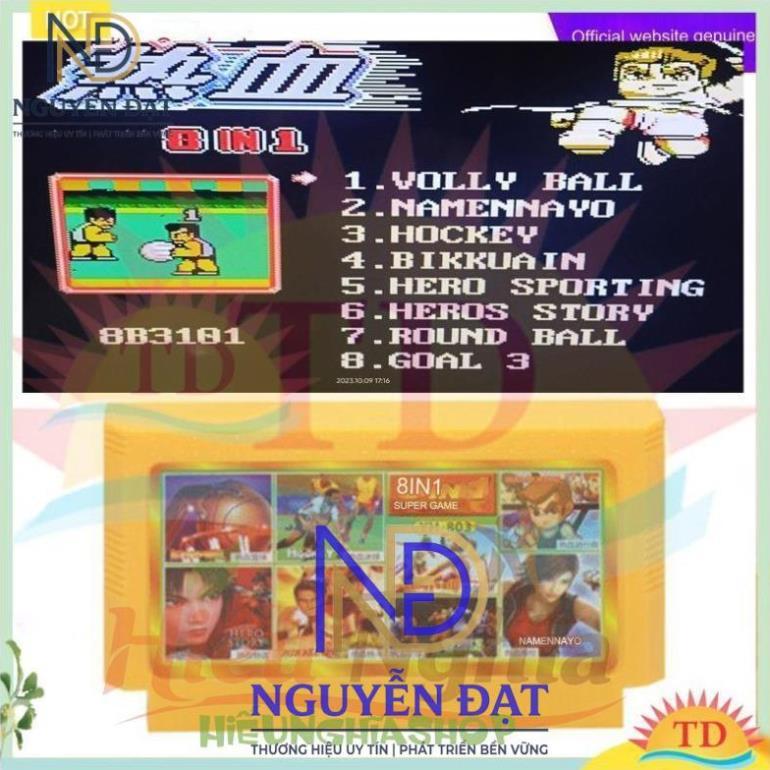 Băng game cho máy 8 bit (máy game 4 nut)