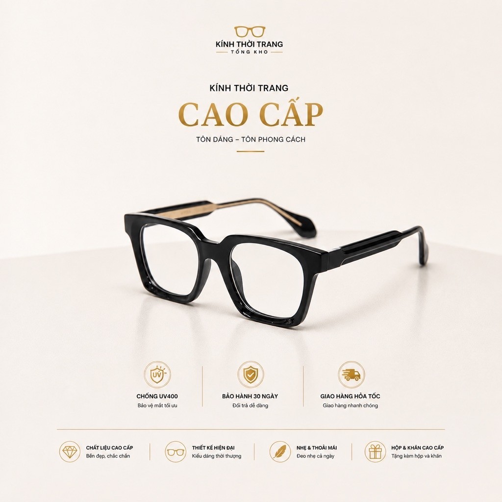 Gọng Kính 98369 Gọng Kính Nam To Dày Dặn , Nhựa Acetate Cốt Lõi Kim Loại , Phụ Hợp Lắp Cận Và Đeo Th