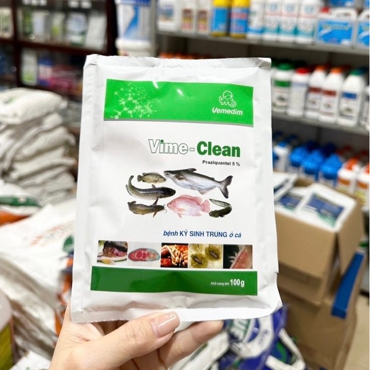 Vime Clean Vemedim  Cá- Phòng nội, ngoại KS trung ở cá ( gói 100g)