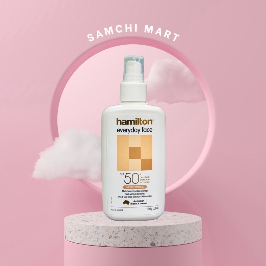 Kem chống nắng Hamilton SPF 50+ Everyday Face 200ml