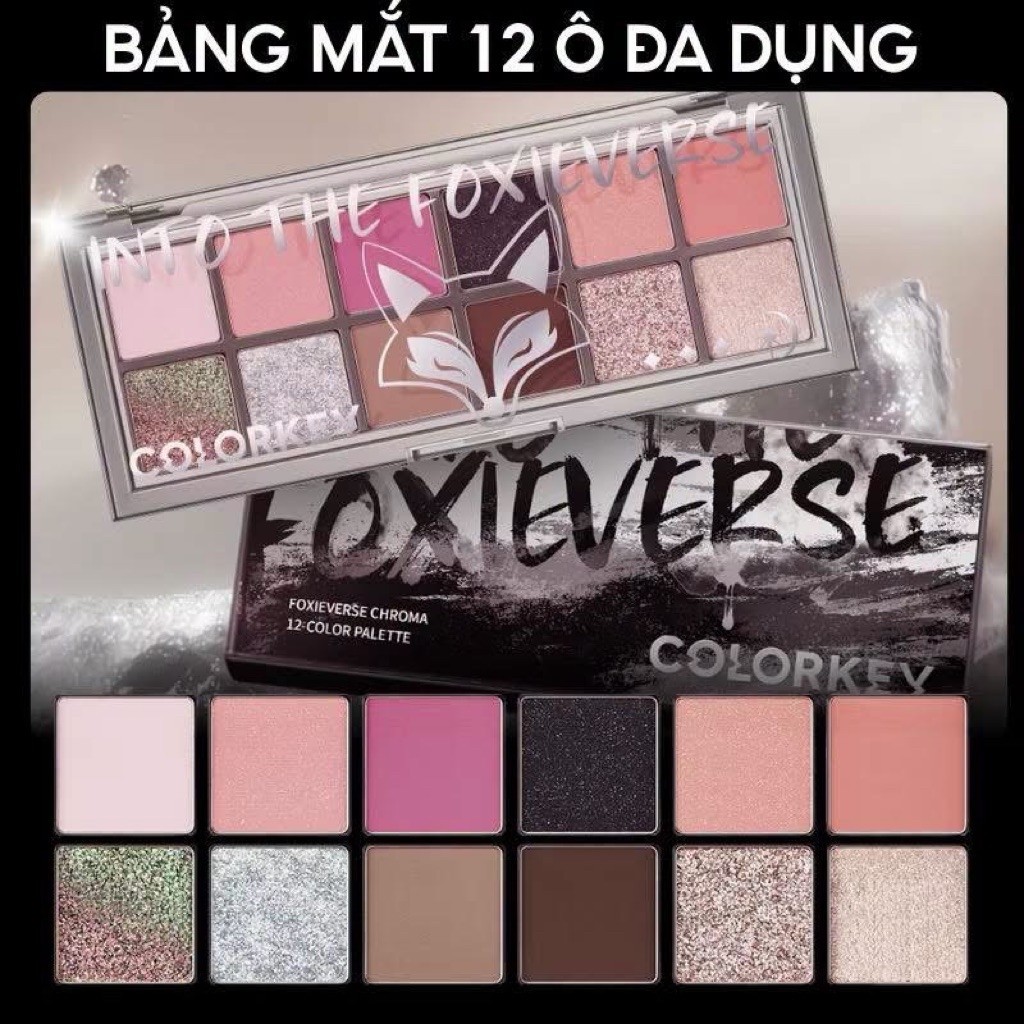 Bảng Phấn Mắt Colorkey Foxie