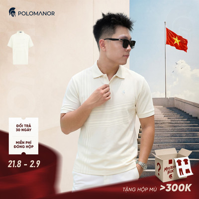[NEW T6] Áo polo nam cao cấp PHILO, chất liệu mới CVC Diamond, thanh lịch sang trọng - POLOMANOR