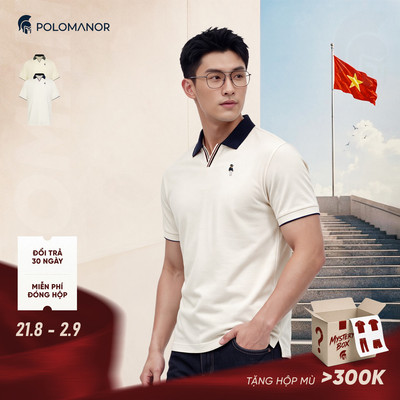 [NEW T7] Áo polo nam cao cấp RICHIE chất liệu mới CVC Diamond, thanh lịch sang trọng - POLOMANOR