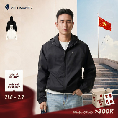 [DEAL LỄ 2/9] Áo khoác gió nam Cao Cấp chống nắng ASTON, chất liệu Dù Twill mềm mịn thoáng mát - POLOMANOR