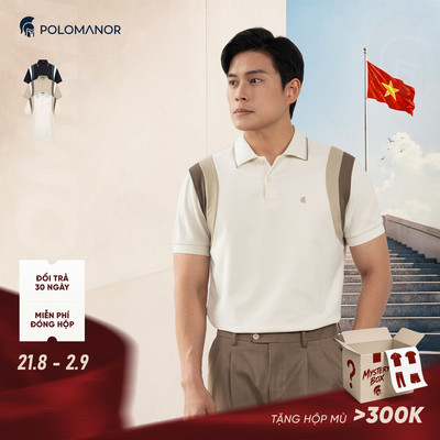[DEAL LỄ 2/9] Áo polo nam cao cấp ZYBER, chất liệu mới CVC Diamond, thanh lịch sang trọng - POLOMANOR