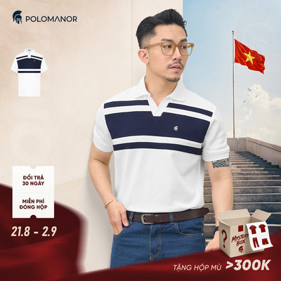 [DEAL LỄ 2/9] Áo polo nam cao cấp DAVID, BST SÁNH ĐÔI, vải cá sấu cotton interlock, thanh lịch, sang trọng - POLOMANOR