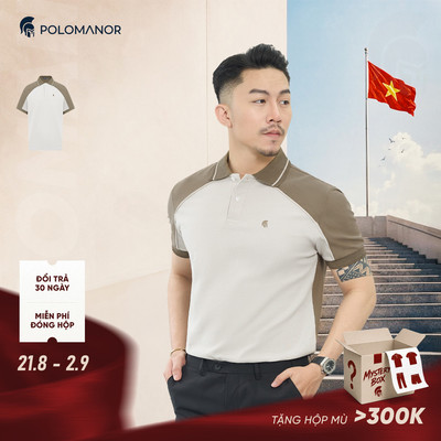 [DEAL SIZE XXL] Áo polo nam cao cấp FENNIK, BST 2025, chất liệu mới CVC Diamond, thanh lịch sang trọng - POLOMANOR