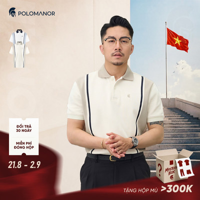 Áo polo nam cao cấp NIVIX, BST SÁNH ĐÔI, vải cá sấu cotton interlock, thanh lịch, sang trọng - POLOMANOR