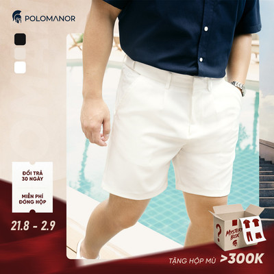 [NEW COLOR] Quần short nam tây âu SMART FIT SHORT, BST MEN's JOURNEY, Cao Cấp, Thanh Lịch - POLOMANOR