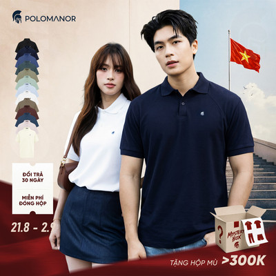 [DEAL LỄ 2/9] [BEST SELLER] Áo polo nam cao cấp BASIC DIAMOND, POLO QUỐC DÂN vải CVC Diamond, sang trọng - POLOMANOR