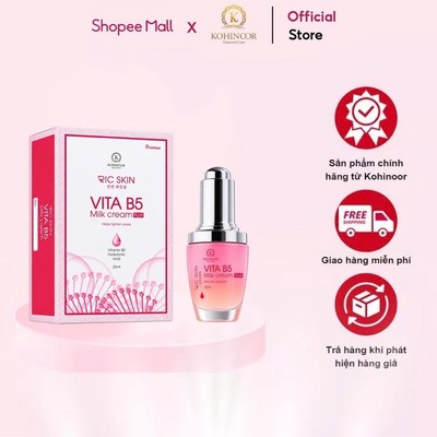 Kem dưỡng ẩm milk cream Vita B5 Ric Skin Kohinoor 20 ml