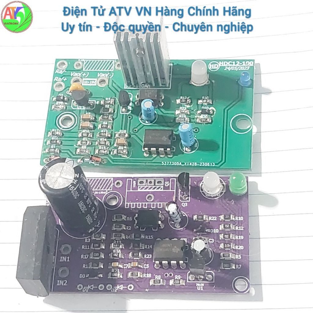 Mạch kiểm soát sạc Acquy 12V Pin 12V đầy tự ngắt tự sạc lại khi vơi 5Ah đến 100Ah