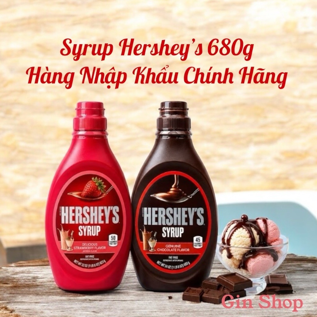 Siro Chocolate Hershey’s 680g- Nhập Khẩu Chính Hãng