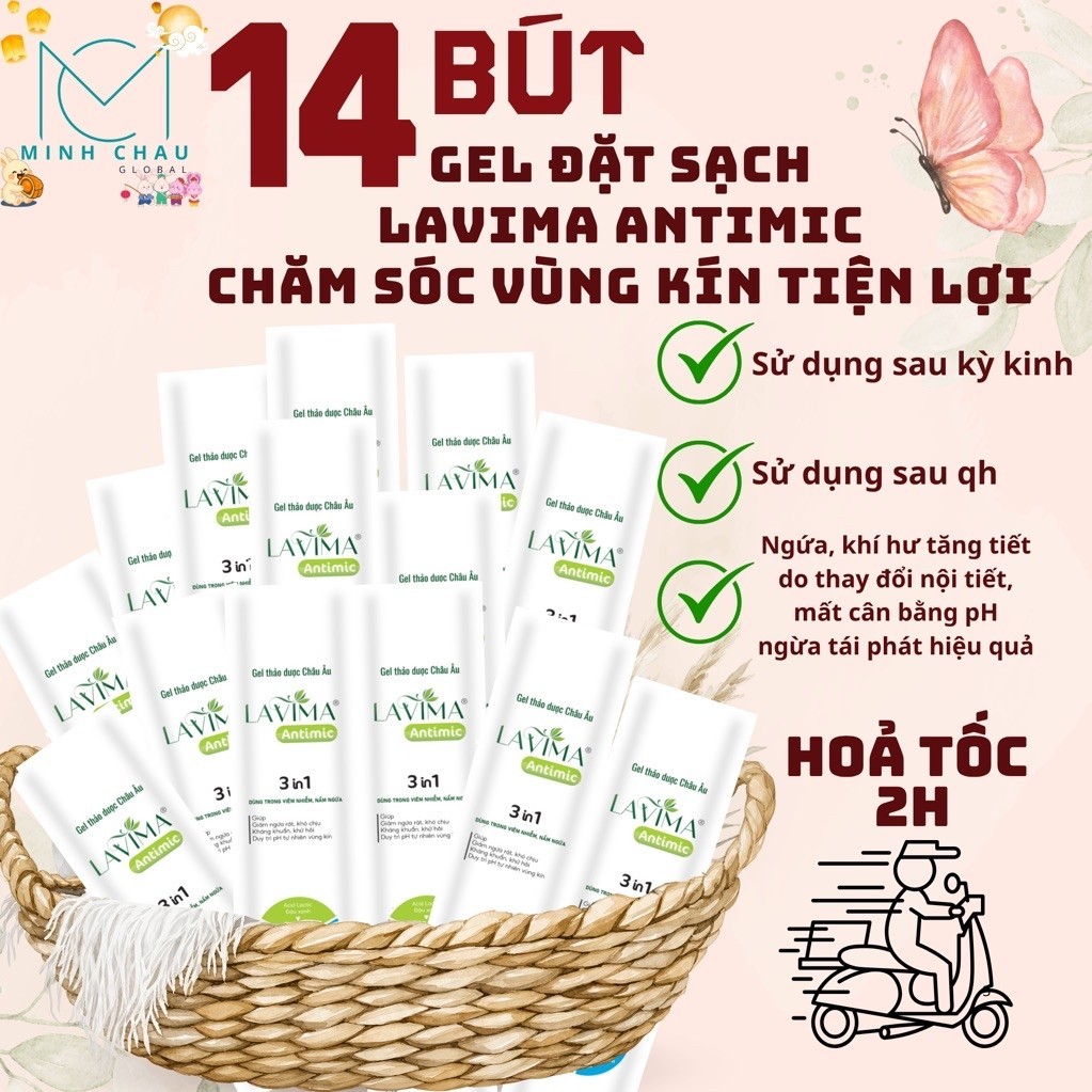 Bút thần gel đặt Lavima Antimic hỗ trợ sức khoẻ phụ nữ 3g
