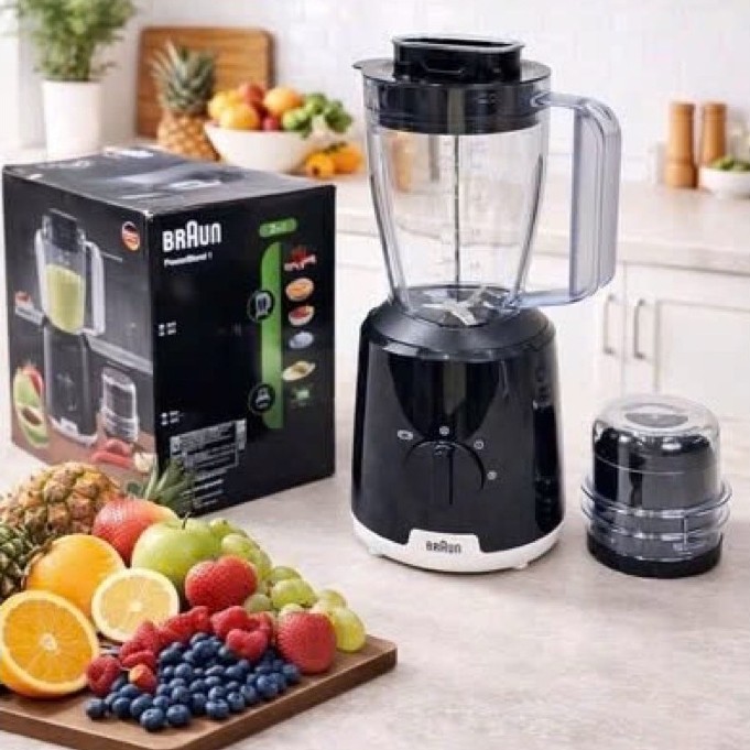 Máy Xay Đa Năng Braun JB1015BK 600W – Cối 1.25L, Tặng Cối Xay Khô