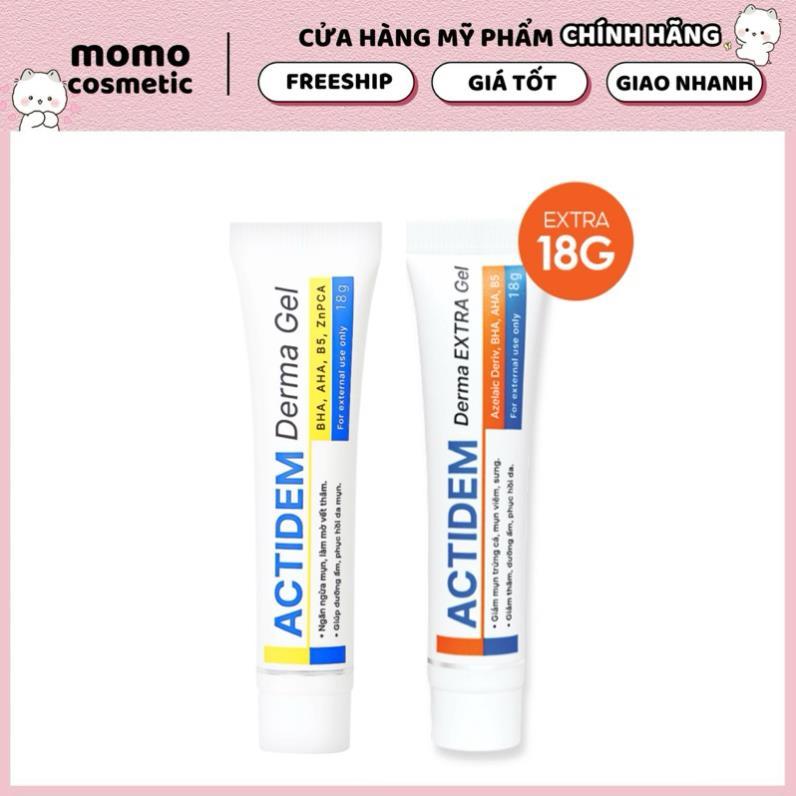Gel giảm mụn, mờ thâm Actidem Derma Gel/ Extra Gel 18g
