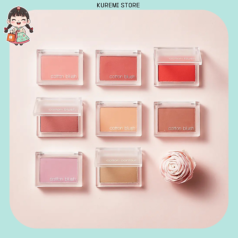 [MISSHA] Má Hồng Bông Mịn Lì Dạng Phấn Bền Màu Tự Nhiên, Tươi Tắn