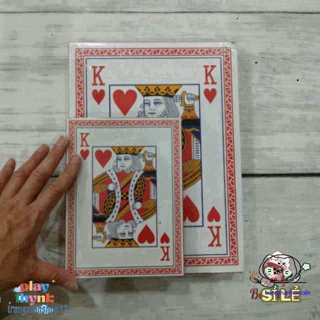 BÓI BÀI POKER A4 KHỔNG LỒ, HÌNH THỨC GIỜI Hoặc: BÓI BÀI POKER A4 CÓ THỂ CẢ, KỊCH THƯỞNG Hoặc: BÓI BÀ