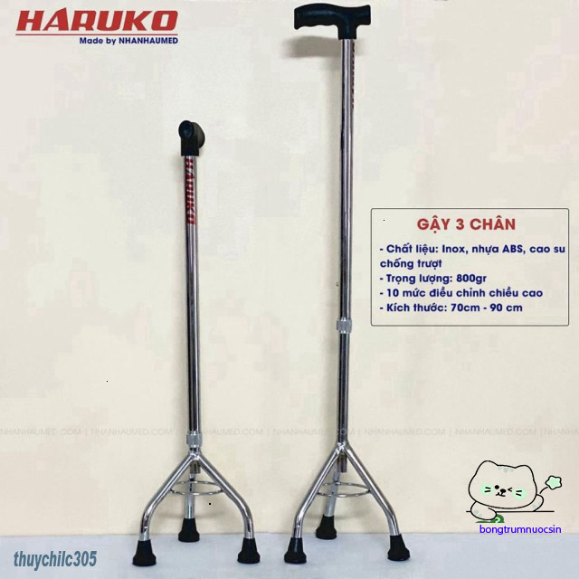 Gậy Đi Bộ 3/4 Chân Haruko – Giải Pháp An Toàn Cho Người Cao Tuổi