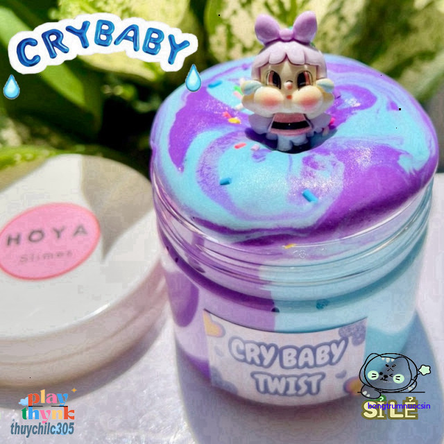 BỘ SLIME HOẠT HIỆN CRY BABY TWIST - Mềm Mại, Thơm Phức, Charm Dáng Yêu hoặc BỘ SLIME CRY BABY TWIST: