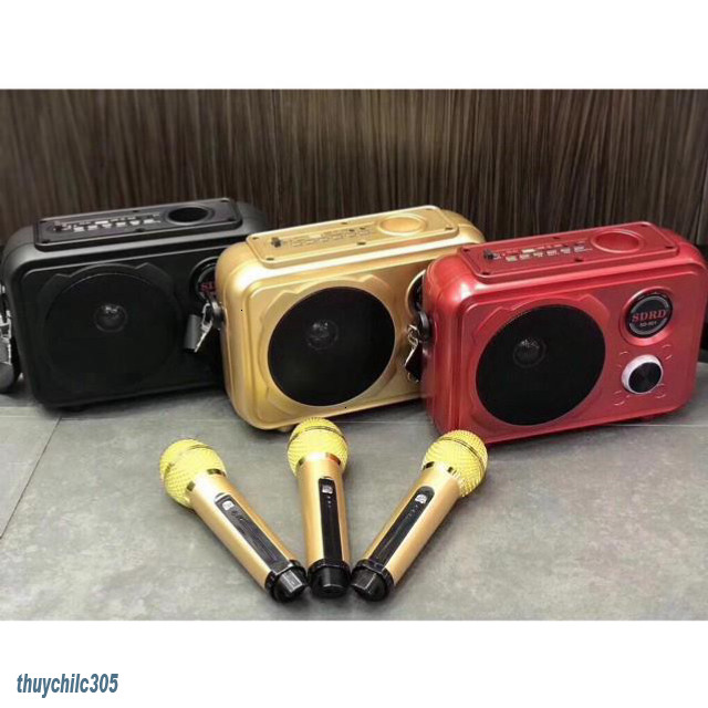 [HOT] Loa hát karaoke bluetooth SD-501 kèm 1 micro - Loại 1 Esale giá rẻ