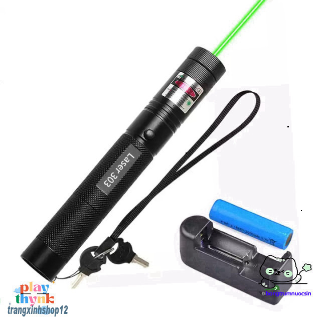 Bo laser 303 Pin 4200mAh Bộ Sạc Tích Hợp