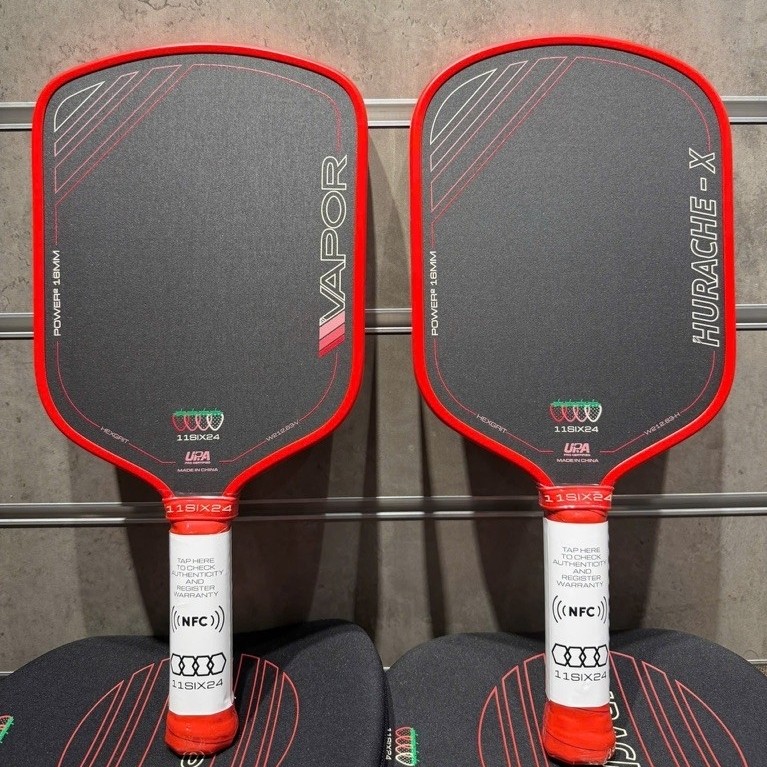 CHÍNH HÃNG | Vợt Pickleball 11SIX24 Power 2 Summer Strawberry - Tặng kèm cuốn cán + dán viền