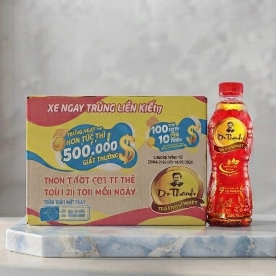 Thùng 24 Chai Trà Thanh Nhiệt Dr. Thanh 330ml
