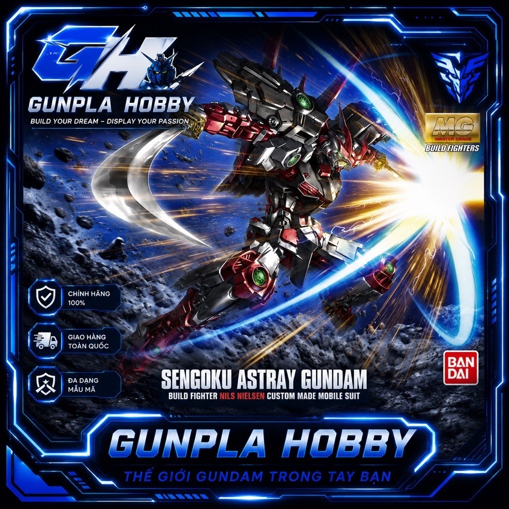 Mô hình MG 1/100 Sengoku Astray Gundam – Bandai chính hãng