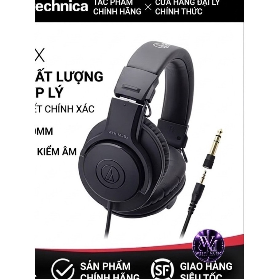 Tai nghe kiểm âm Audio-Technica ATH-M20x