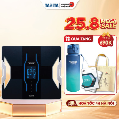 Cân sức khỏe phân tích cơ thể TANITA RD-953 đo 11 chỉ số cơ thể, có app, độ chính xác tương đương cân chuyên dụng 100tr