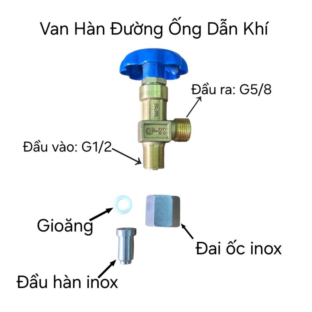 Van hàn đường ống dẫn khí Oxy_Nito_Argon_Van chia giàn nạp khí Oxy_Nito_Argon