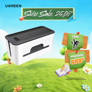 Hộp nhựa đựng ổ cắm điện ugreen lp110 nhựa abs siêu bền và chống cháy