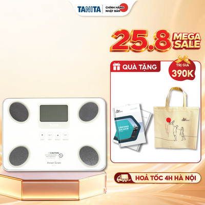 Cân đo chỉ số cơ thể, phân tích lượng mỡ điện tử Tanita BC-731 thương hiệu Nhật Bản,  CHÍNH XÁC bằng công nghệ B.I.A