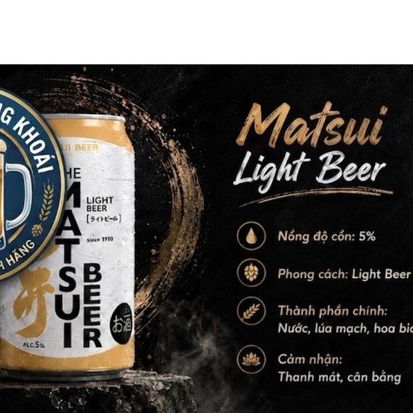 [NHẬP KHẨU NHẬT] Bia Matsui - Kurayoshi Regular & Light Beer (Lon) - Bia Craft Đậm Đà, Chuẩn Vị Nhật