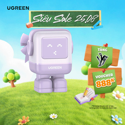 Củ sạc nhanh Robot UGREEN 30W/65W CD359/CD319 | Công nghệ GaN | Tương thích rộng | Bảo hành 18 tháng 1 đổi 1 15570 15550